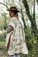 Ruana Amanda (con ecoprint)