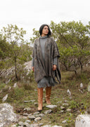Ruana Amanda (con ecoprint)