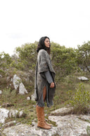 Ruana Amanda (con ecoprint)