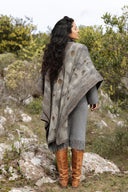 Ruana Amanda (con ecoprint)