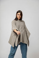 Poncho Cuarzo (con tinte natural)