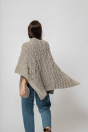 Poncho Cuarzo (con tinte natural)