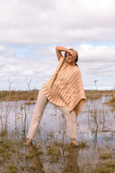 Poncho Cuarzo (con tinte natural)