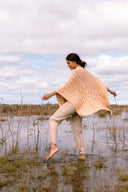 Poncho Cuarzo (con tinte natural)